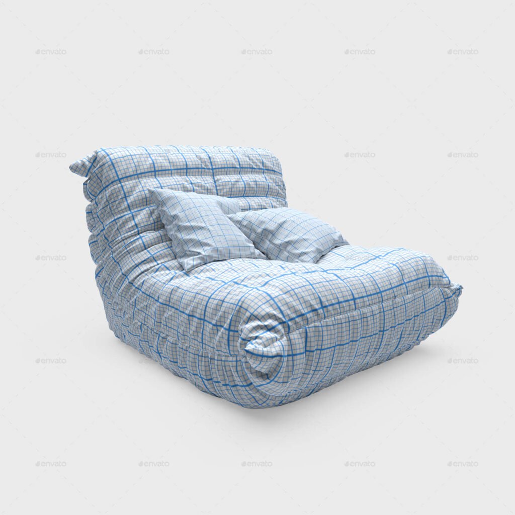 Chair & Pillows Mockup