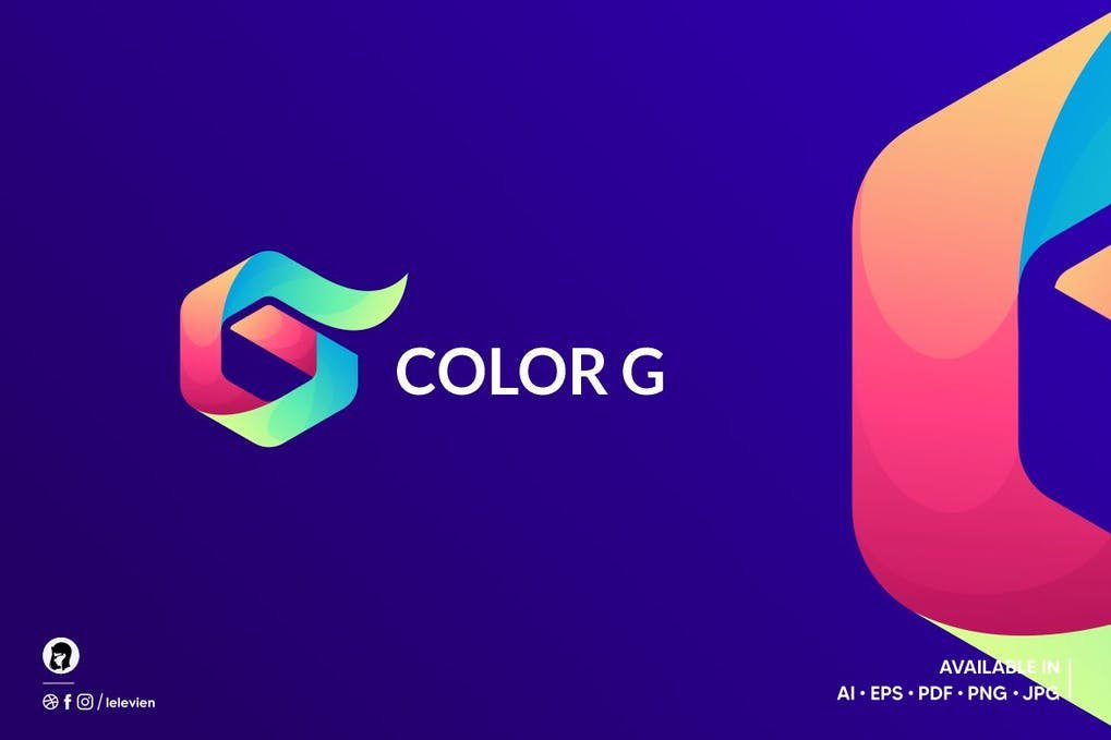 Color G logo template