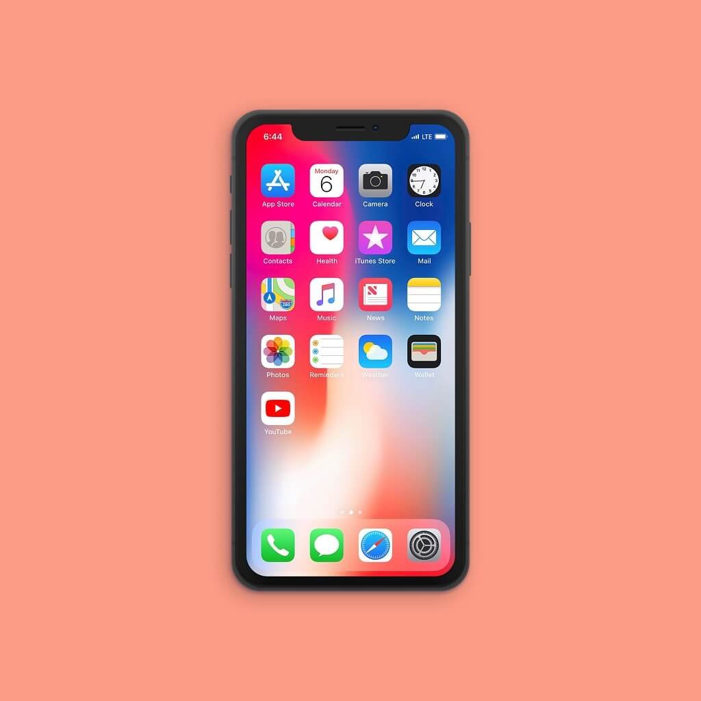 Free iPhone X Mockup PSD Template