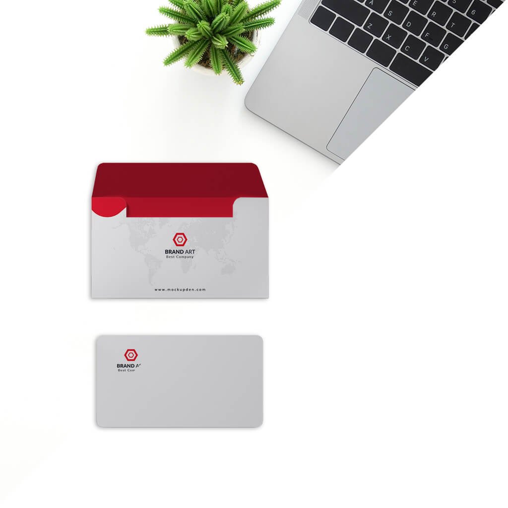 Editable Free Business Card Holder Mockup PSD Template
