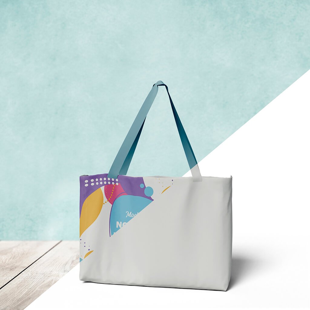 Editable Free Non Woven Bag Mockup PSD Template