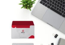 Free Business Card Holder Mockup PSD Template