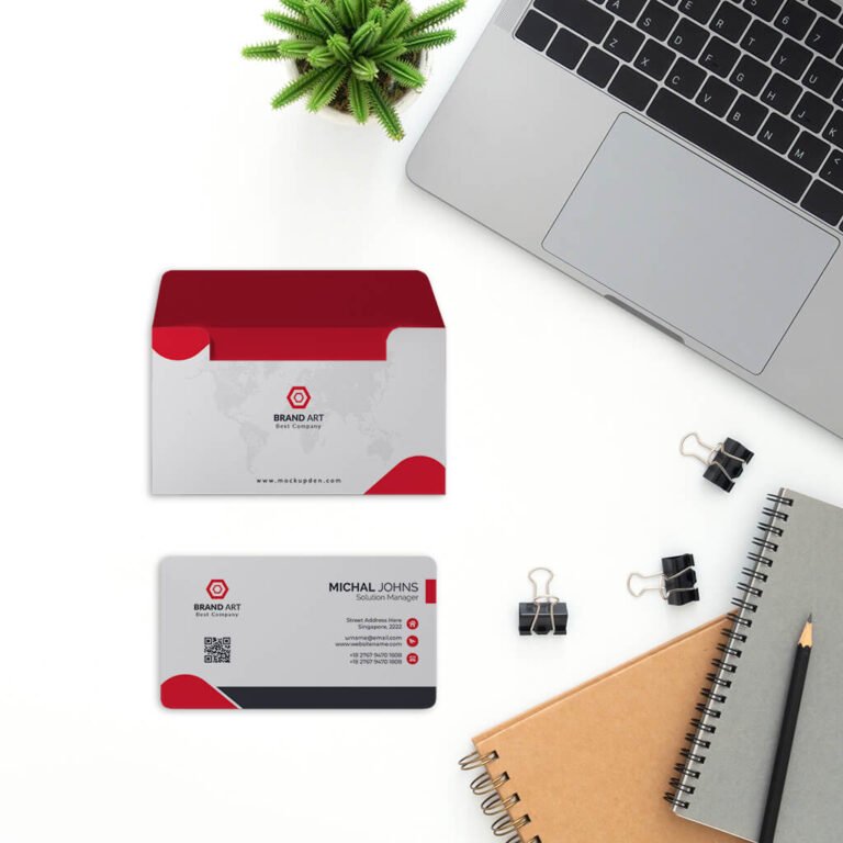 Free Business Card Holder Mockup PSD Template