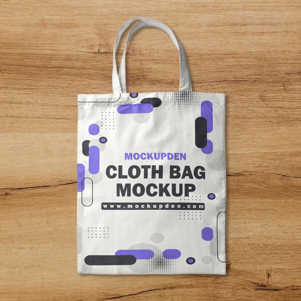 Free Cloth Bag Mockup PSD Template