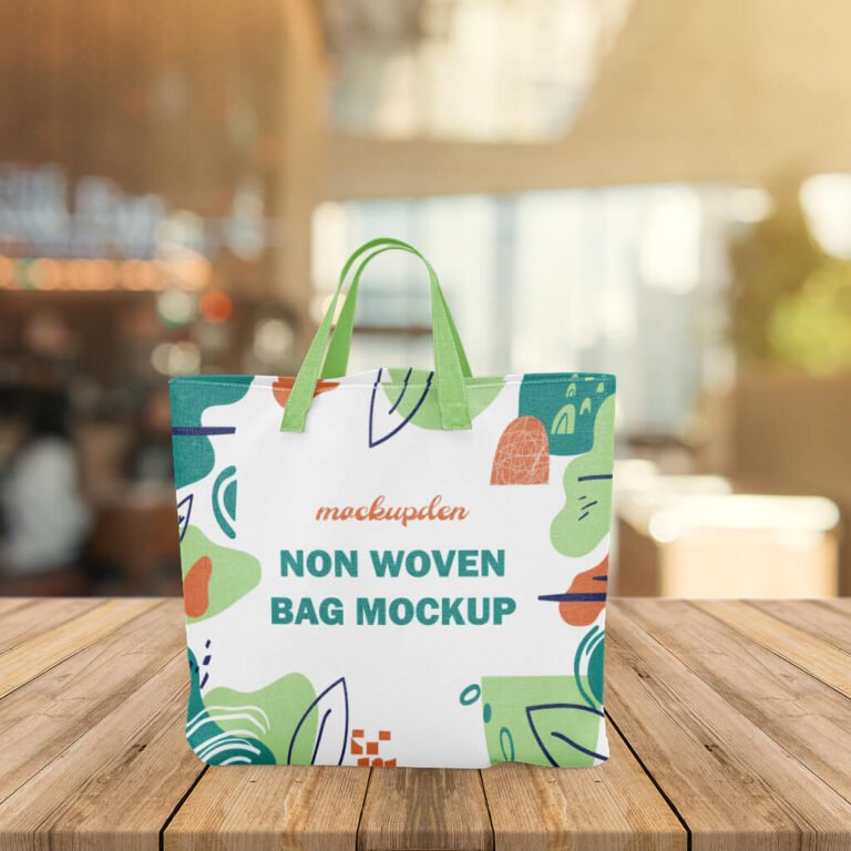 Free Non Woven Bag Mockup PSD Template