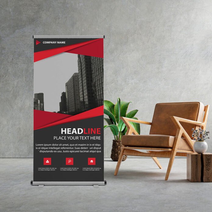 Retractable Banner Mockup