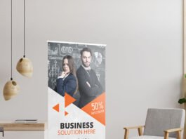 Free X Banner Mockup PSD Template (1)