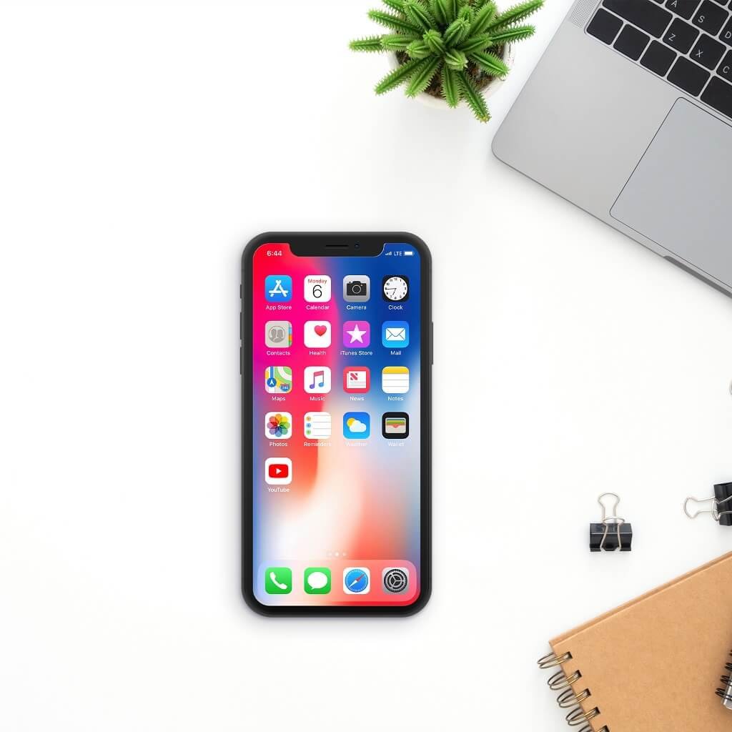 Free iPhone X Mockup PSD Template