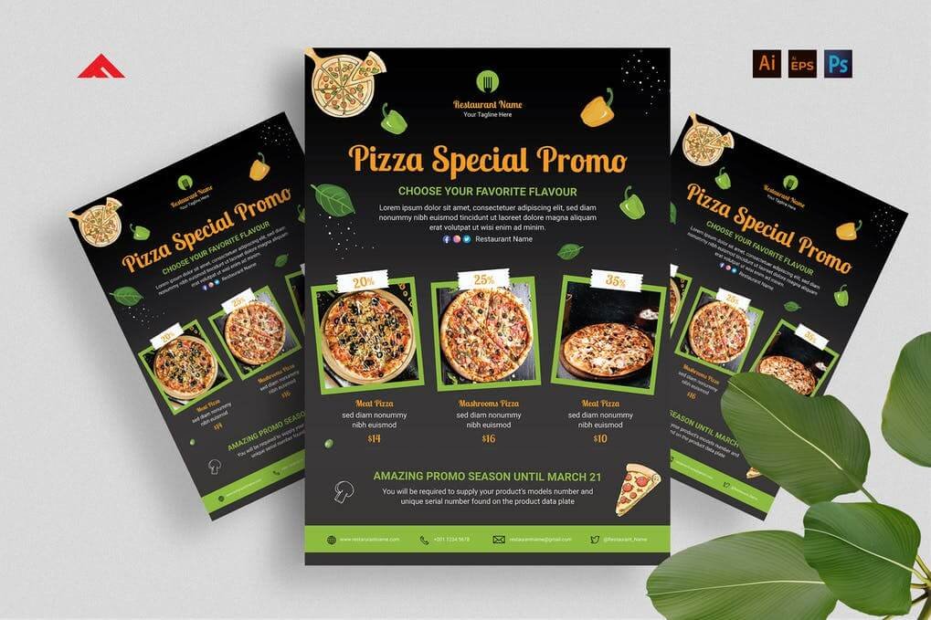 Pizza Menu Flyer