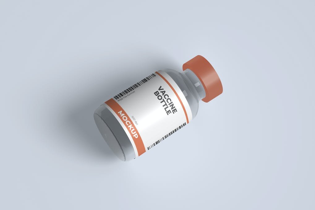 Vaccine Bottle Mockups