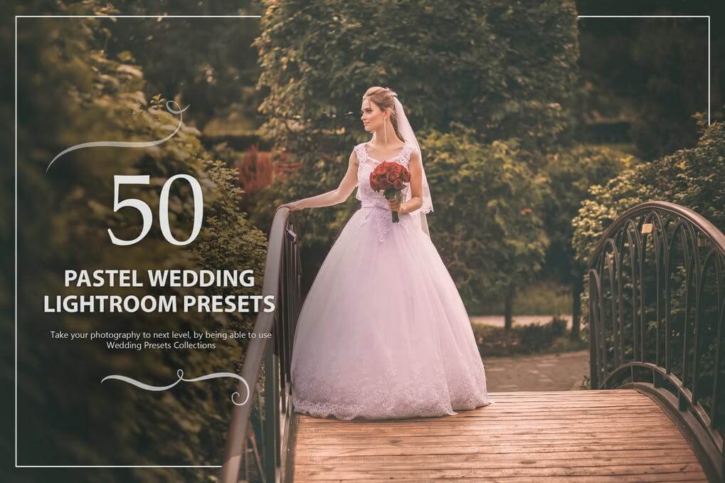 50 Pastel Wedding Lightroom Presets