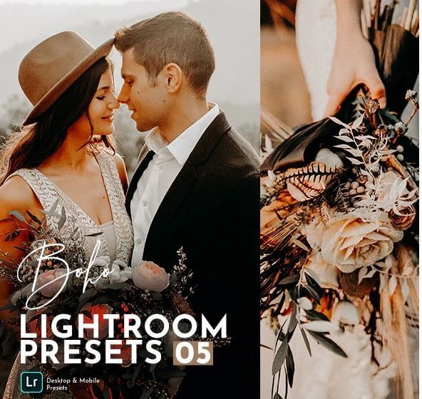 Boho Wedding Lightroom Presets Pack