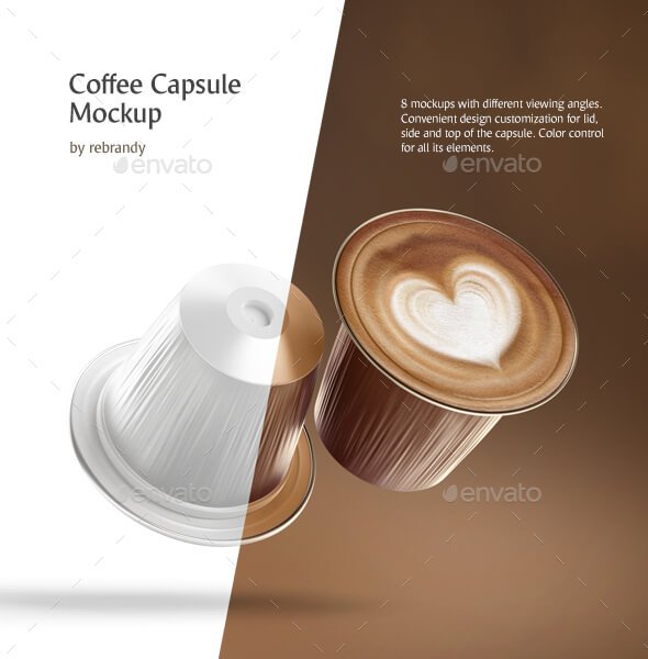 Coffee Capsule Mockup