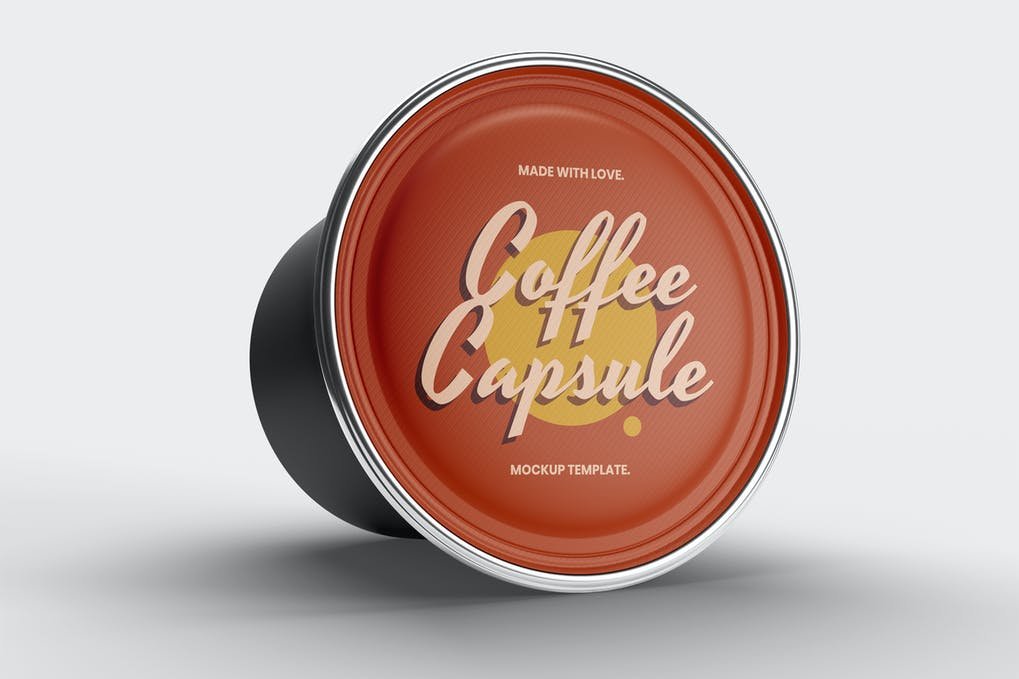 Coffee Capsule Mockup Template