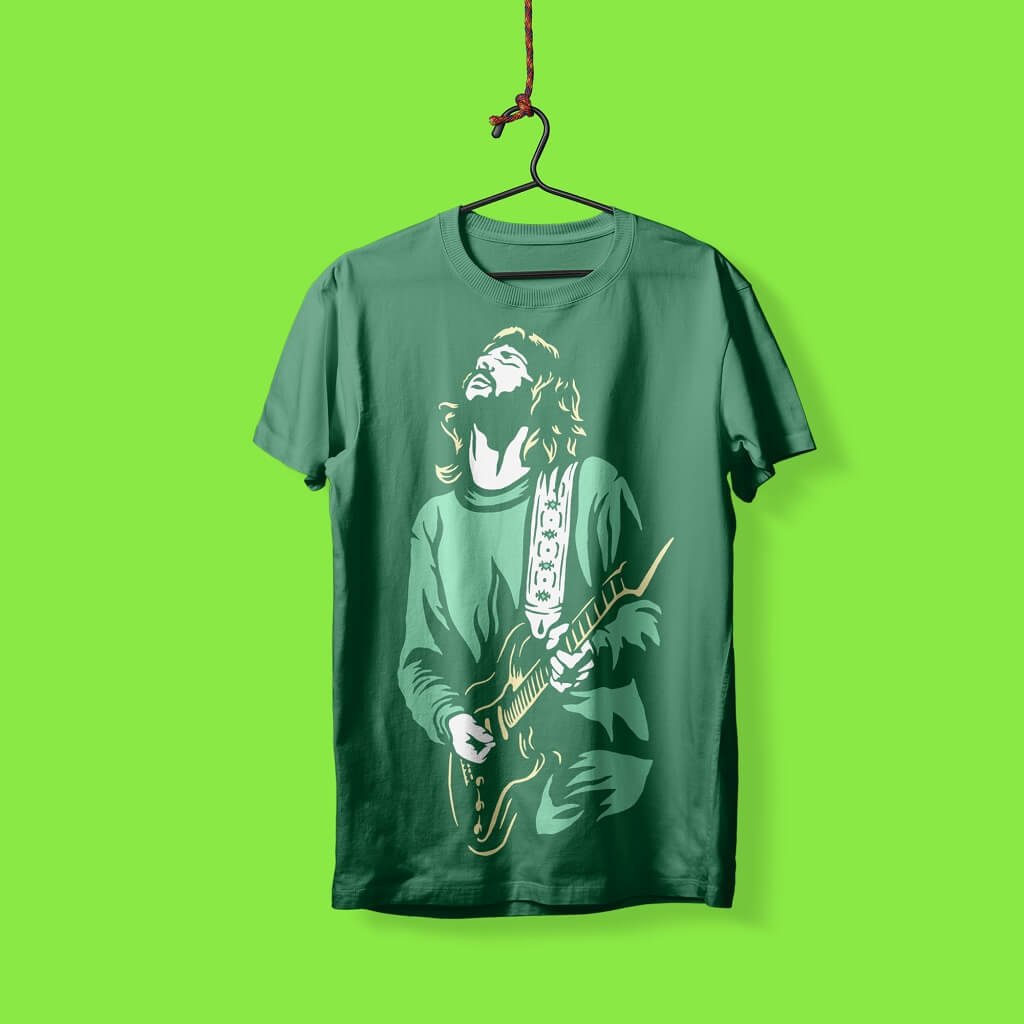 Design Free Hanging Shirt Mockup PSD Template