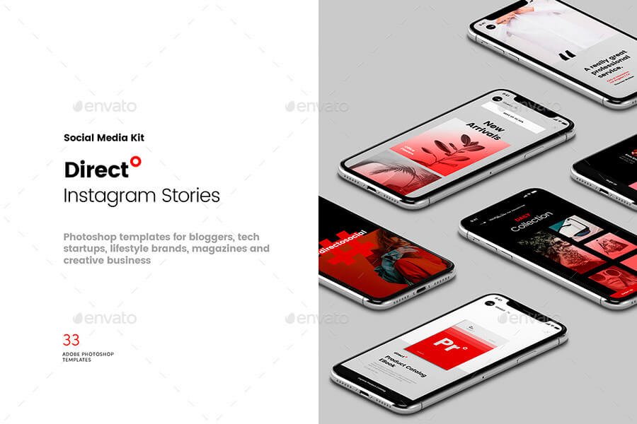 Direct — Instagram Story Templates