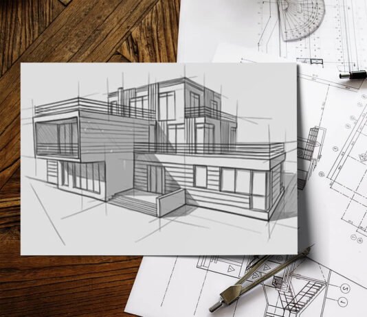 Free Architecture Mockup PSD Template