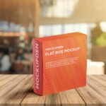 Free Flat Box Mockup PSD Template