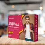 Free Shirt Box Mockup PSD Template