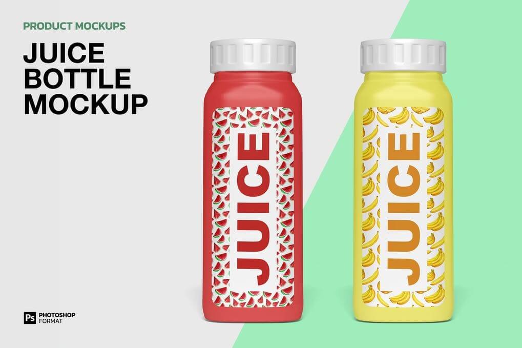 Juice Bottle - Mockup