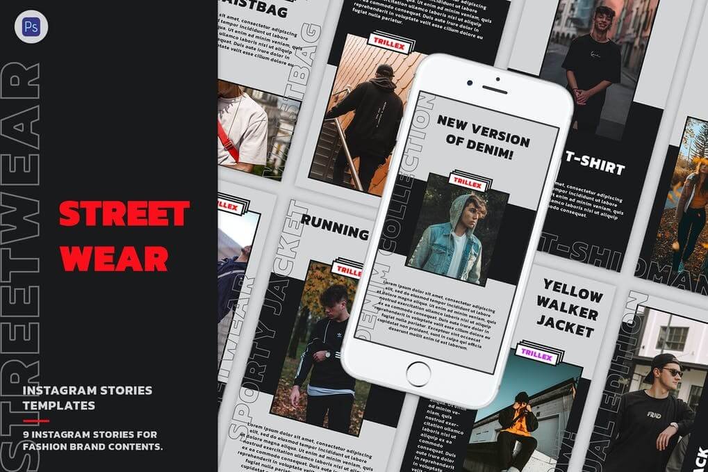 Streetwear Instagram Stories Template