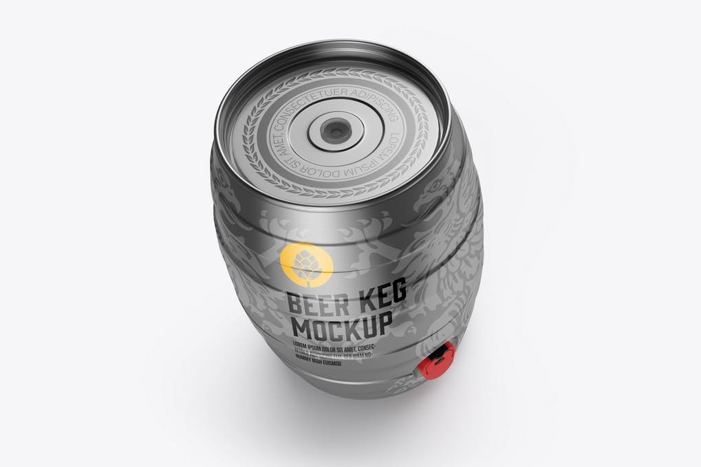 Beer Keg Mockup