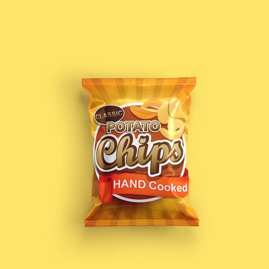 25+ Creative Chips Packaging Mockup PSD Templates 3