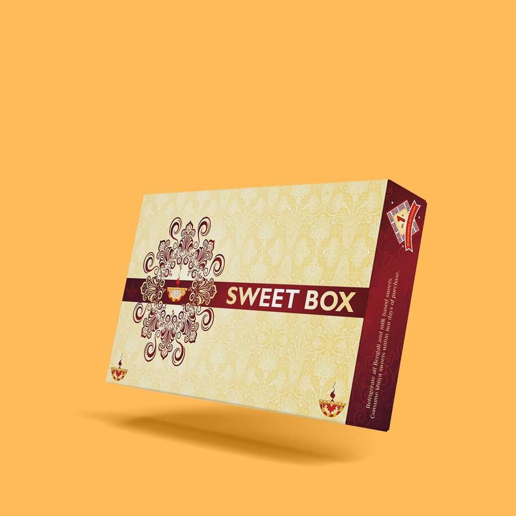 Design Free Sweet Box Mockup PSD Template