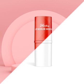 Free Lip Scrub Mockup PSD
