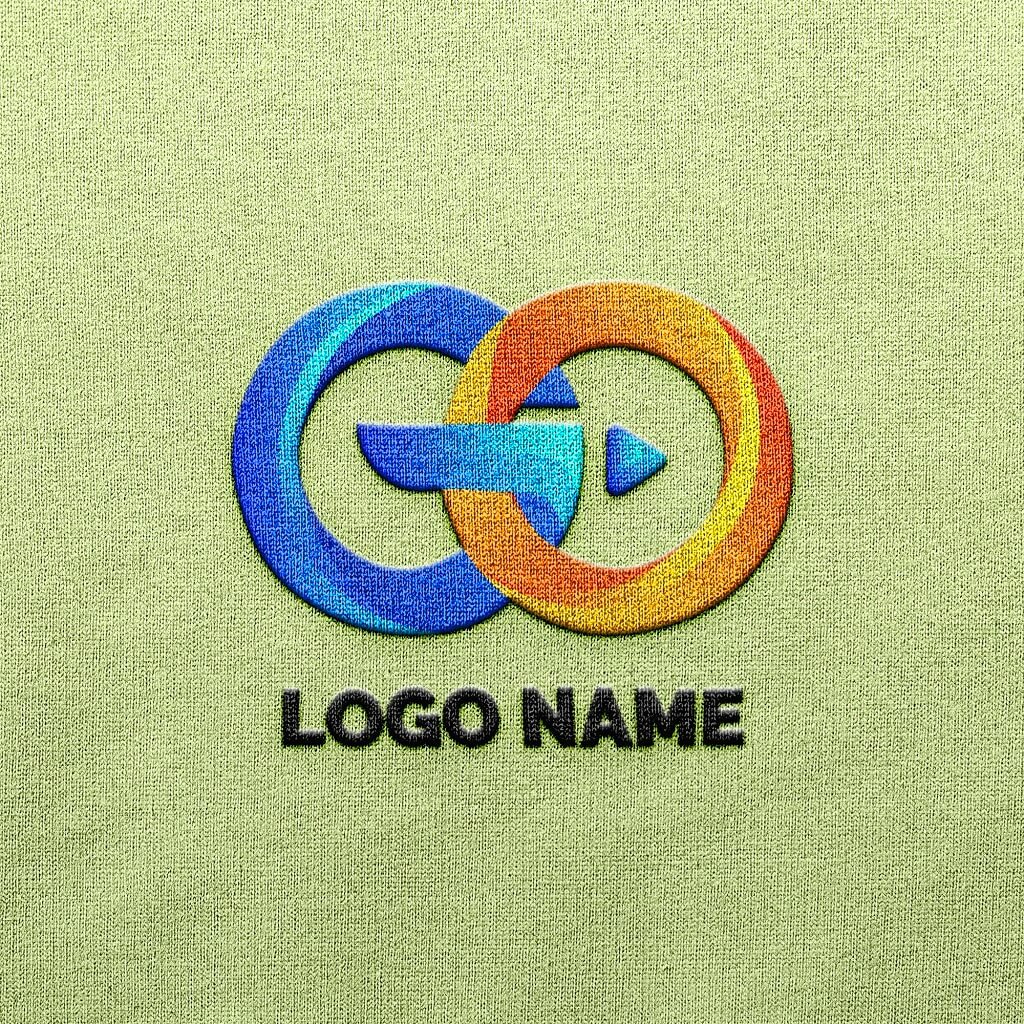 Free Embroidery Logo Presentation Mockup PSD Template