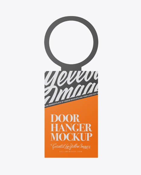 Door Hanger Mockup