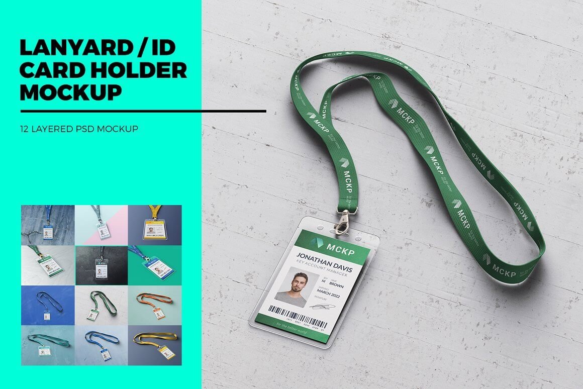 ID Card Holder MockUp