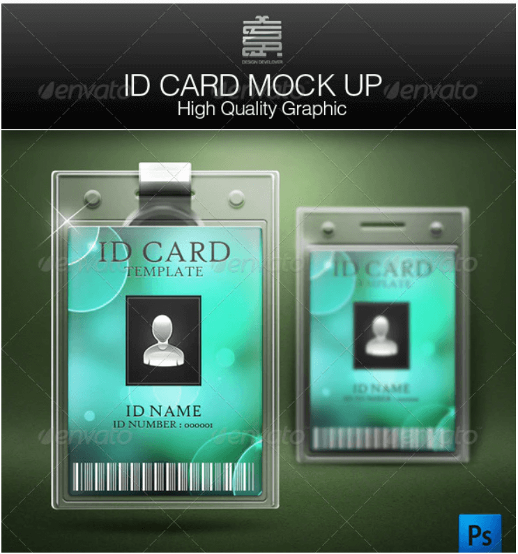 ID Card Mock up