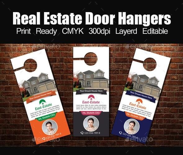 Real Estate Door Hangers Template