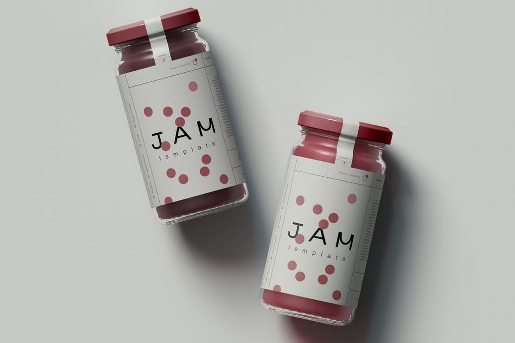 Jam Jar Mockup