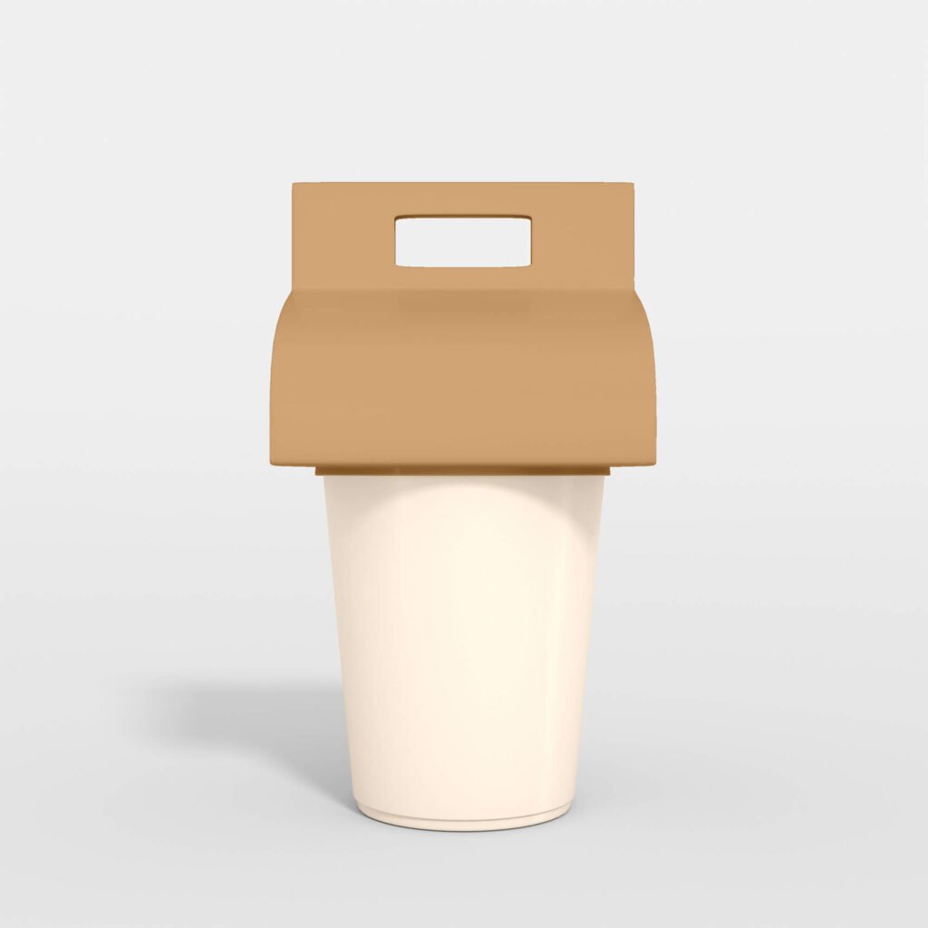 Blank Free Cup Holder Mockup PSD Template