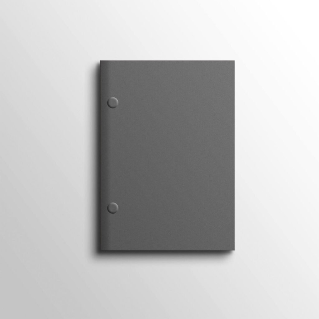 Blank Free Presentation Folder Mockup PSD Template