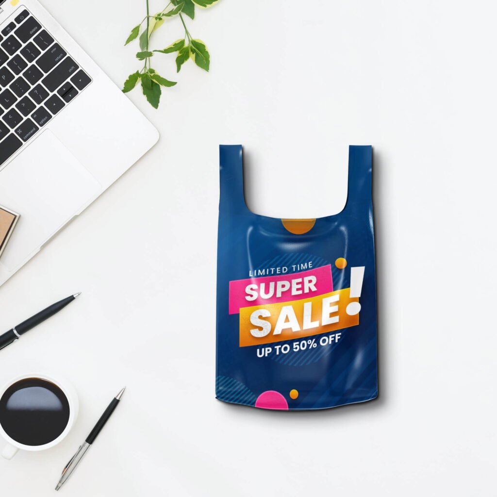 Free Carrier Bag Mockup PSD Template