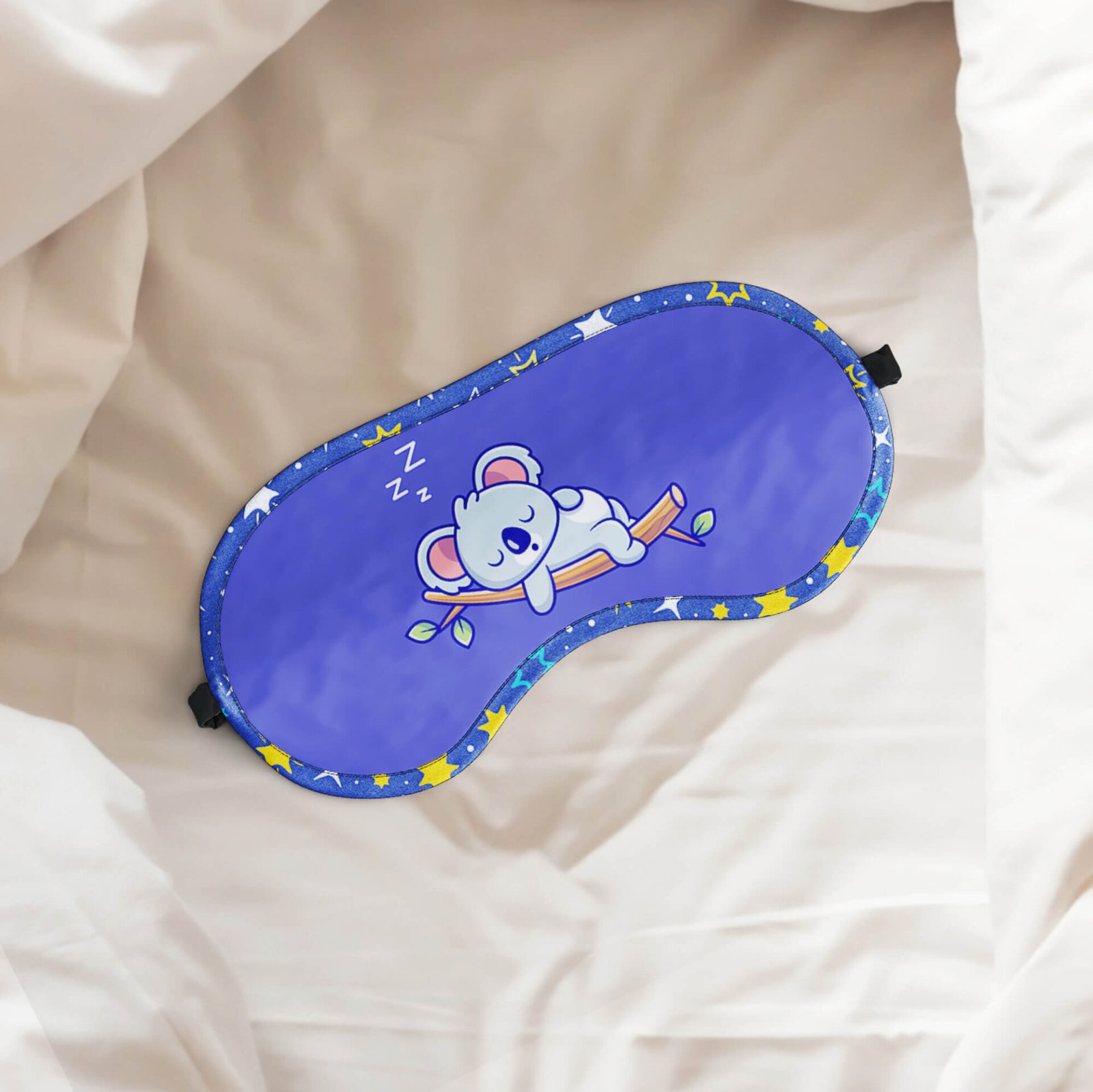 Free Sleeping Mask Mockup PSD Template
