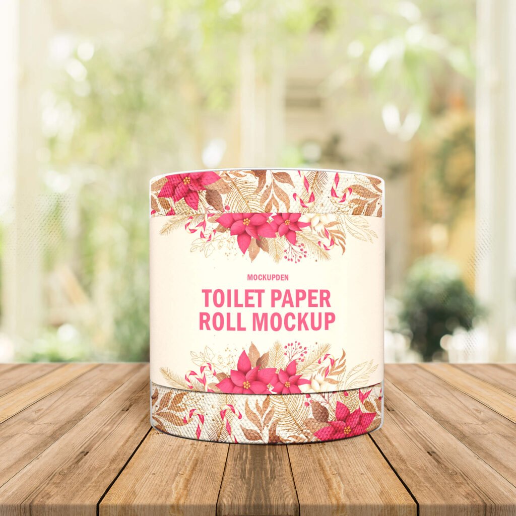 Free Toilet Paper Roll Mockup PSD Template