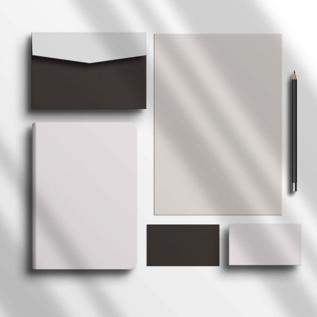 Blank Free Stationery Mockup Kit PSD Template