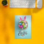 Free Easter Card Mockup PSD Template