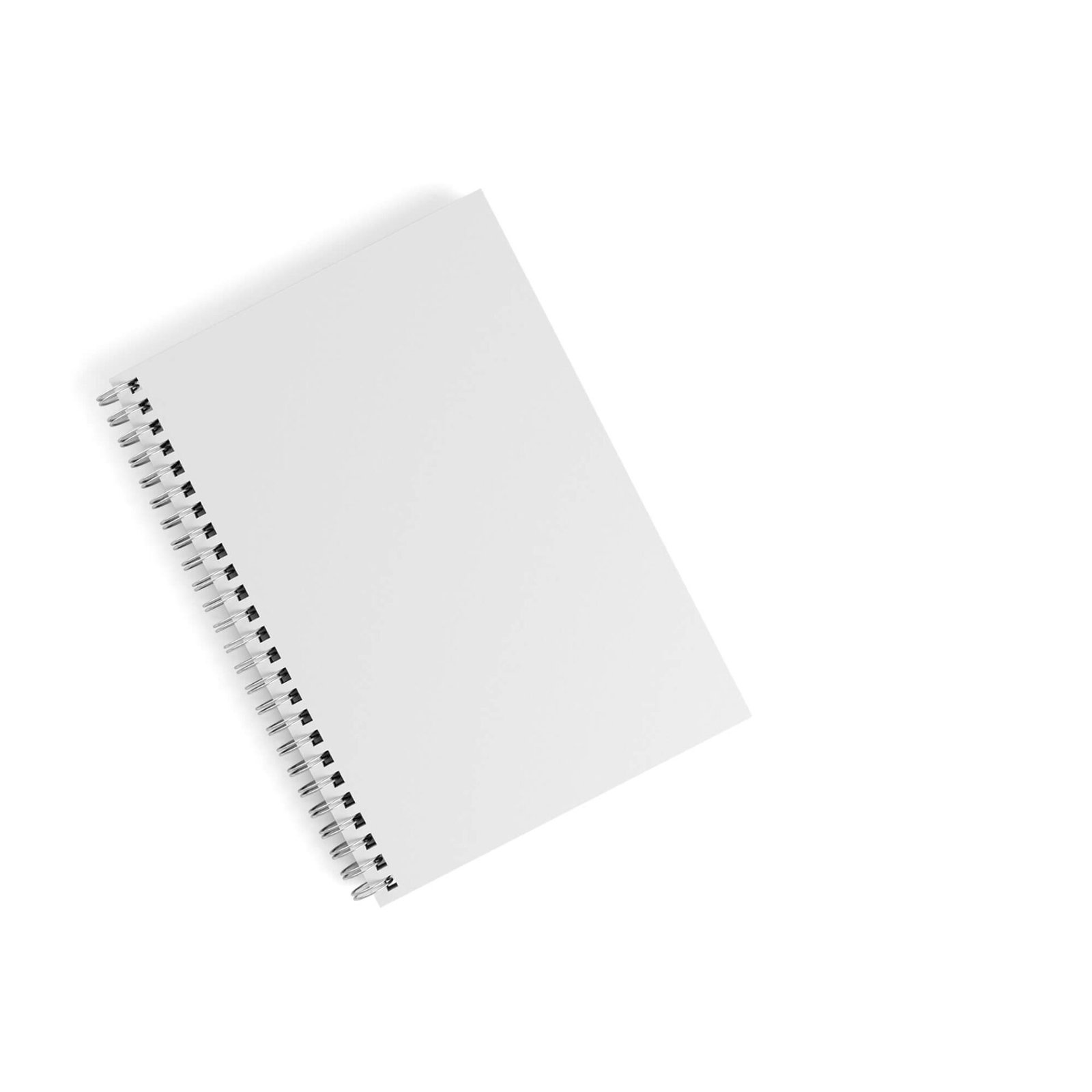 Free A6 Spiral Notebook Mockup PSD
