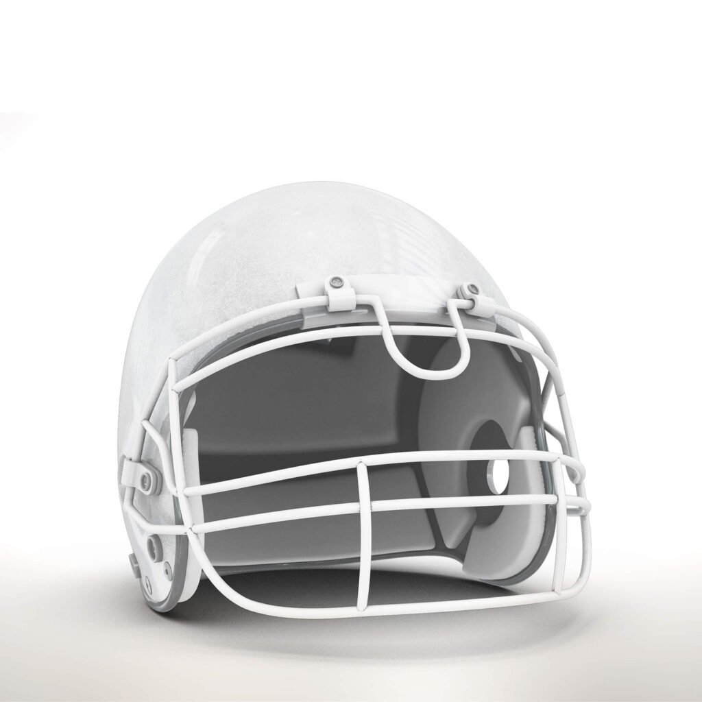 Blank Free Realistic Football Helmet Mockup PSD Template