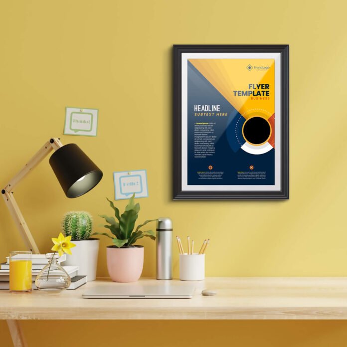 Free Frame Poster Flyer Art Mockup PSD