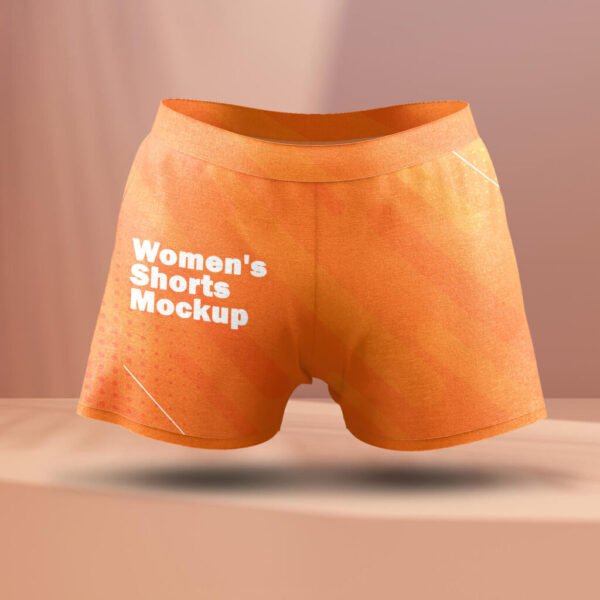 Free Women’s Shorts Mockup PSD Template - Mockup Den